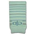 BabyLegs green striped funky leg warmers