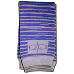 BabyLegs purple striped earth leg warmers